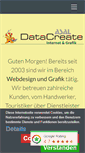 Mobile Screenshot of my.datacreate.de
