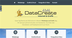 Desktop Screenshot of datacreate.de